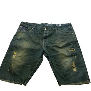 Men’s “ Born fly” Denim jean shorts
